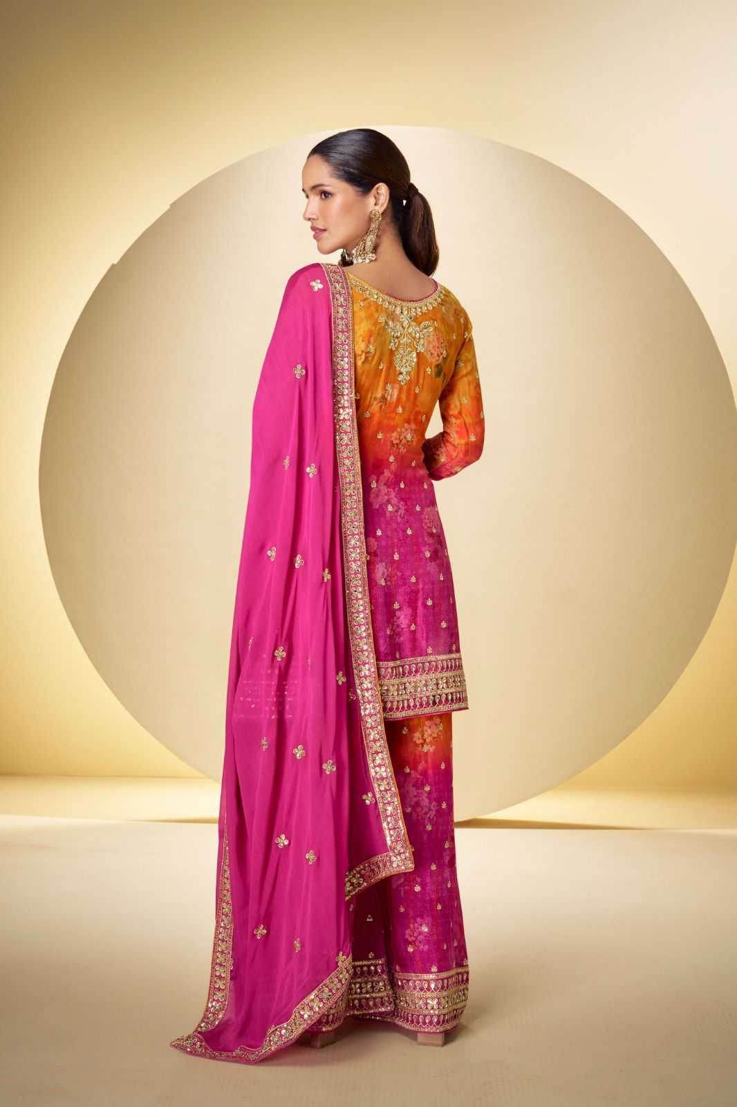 Chinon Party wear Embroidered Suit - MYLUXURY LANE ENTERPRISE